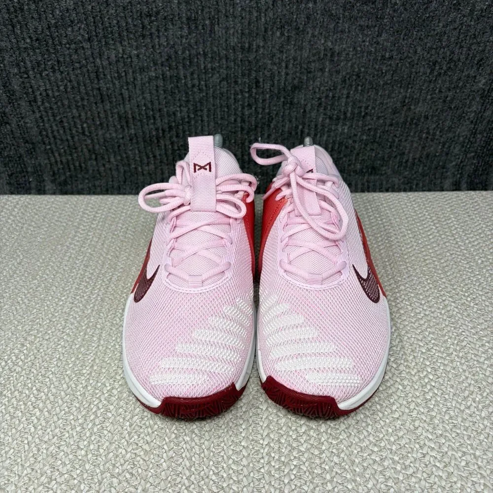 Nike Metcon 9 Pink Foam Red Athletic Training Shoes Women’s Size 9 DZ2537-601